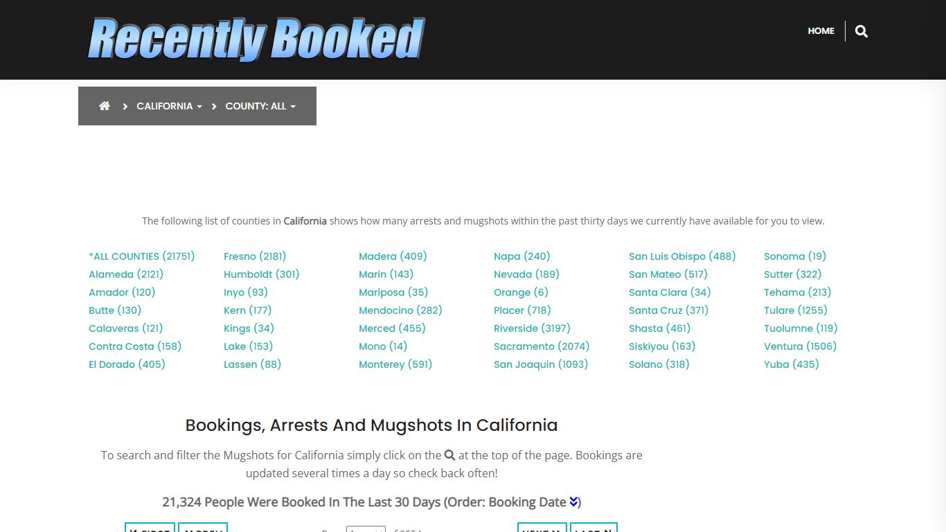 Bookings, Arrests and Mugshots in San Joaquin County, California